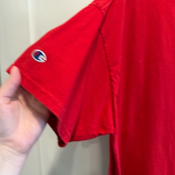 Champion Bold Red Athletic Tee - Picture 7 of 8